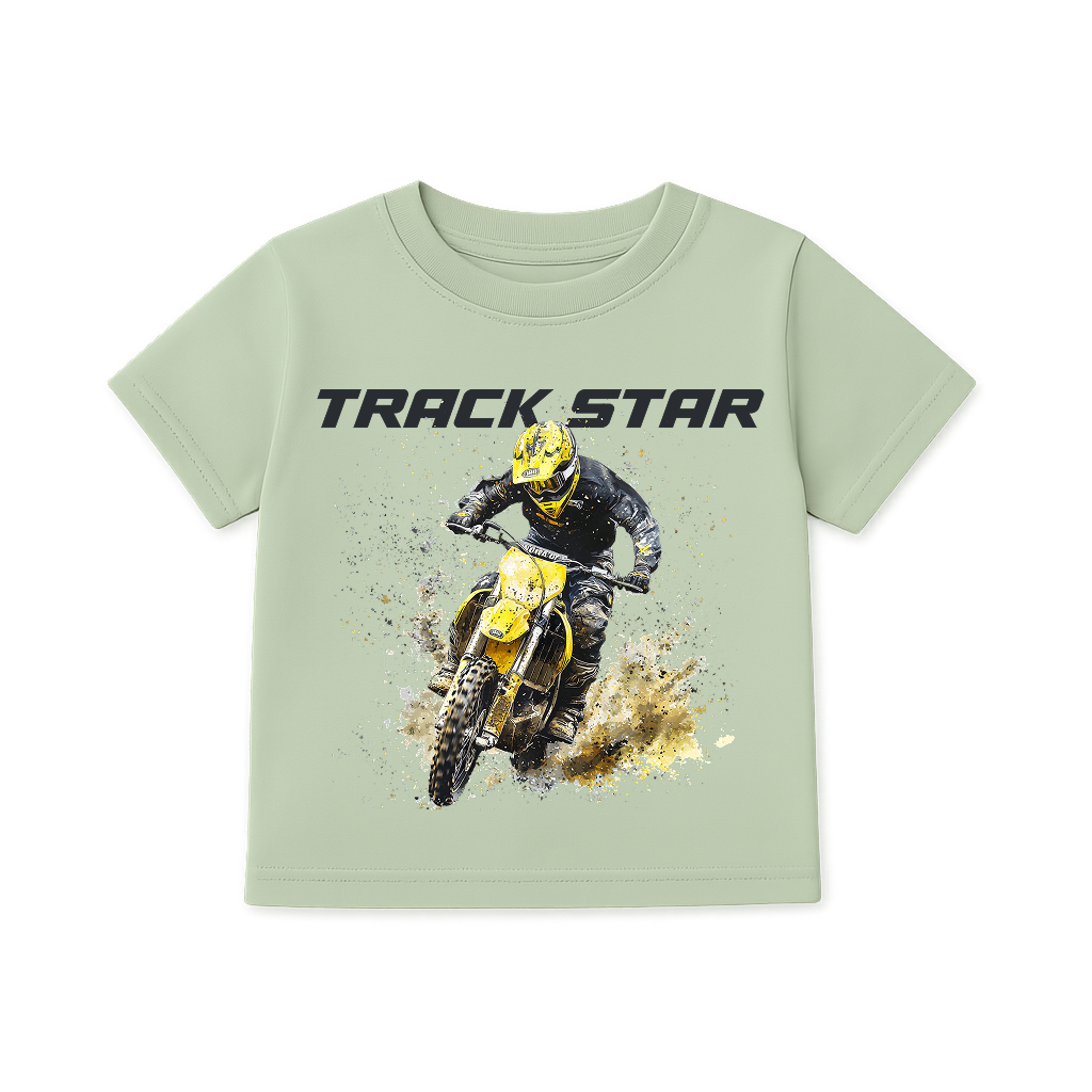 Kids Track Star T-Shirt | 100% Cotton | QALN