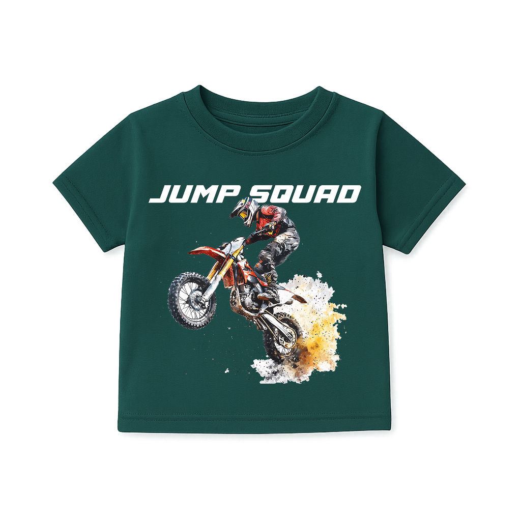 Kids Jump Squad T-Shirt | 100% Cotton | QALN