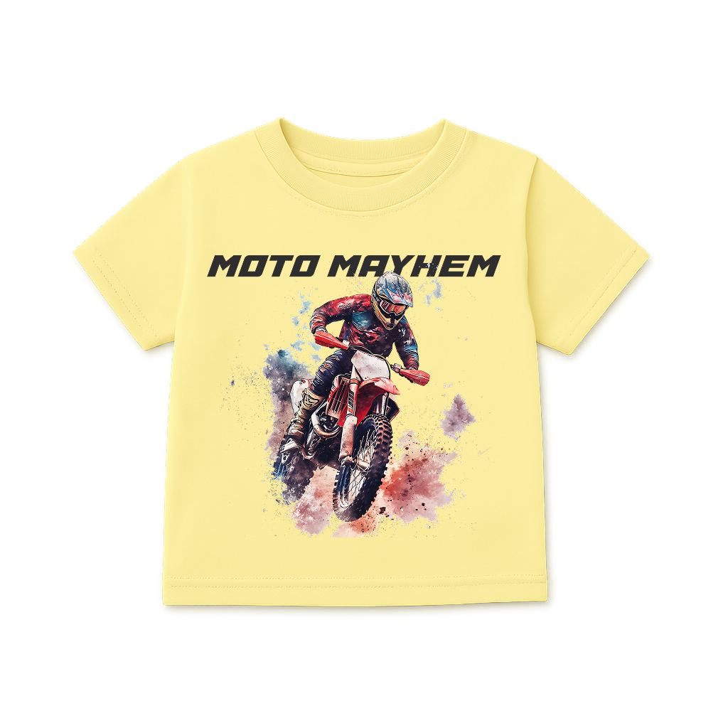 Kids Moto Mayhem T-Shirt | 100% Cotton | QALN