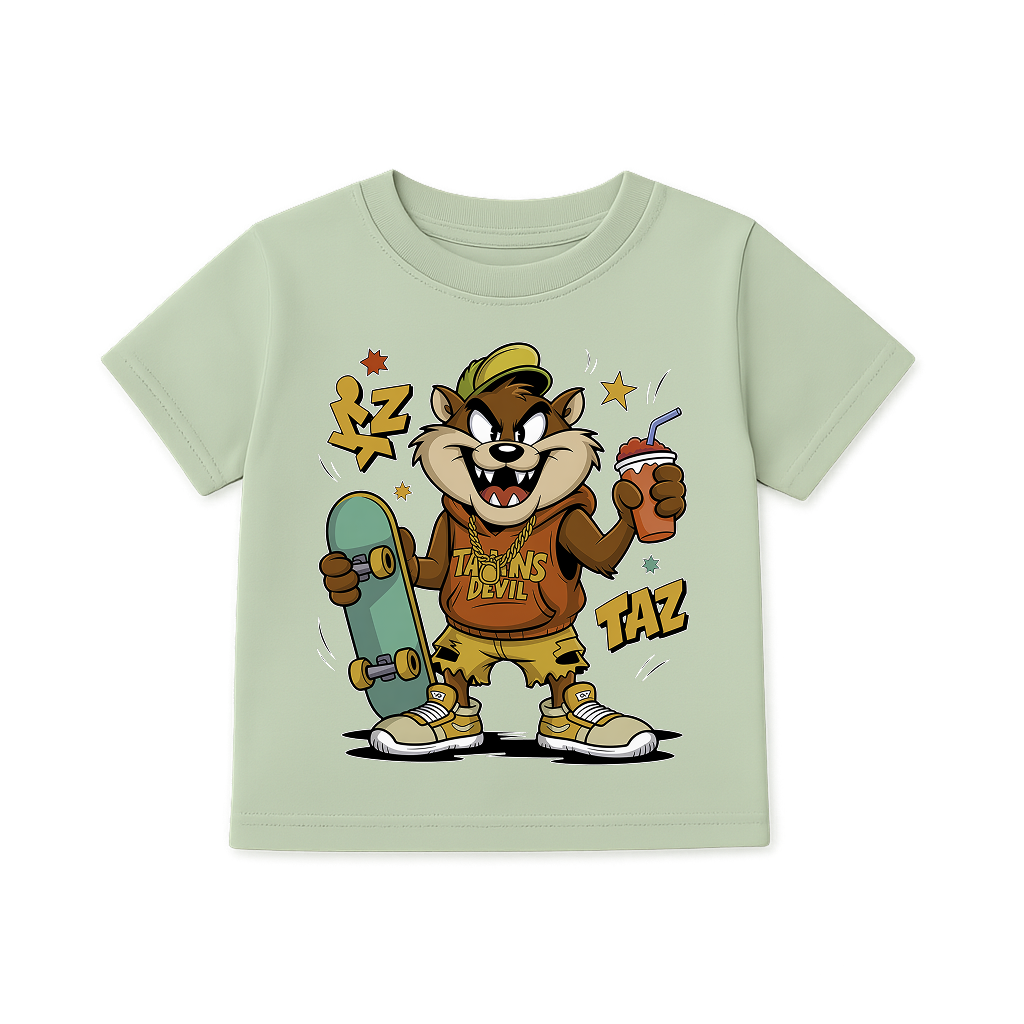 Kids Taz Graphic T-Shirt | 100% Cotton | QALN