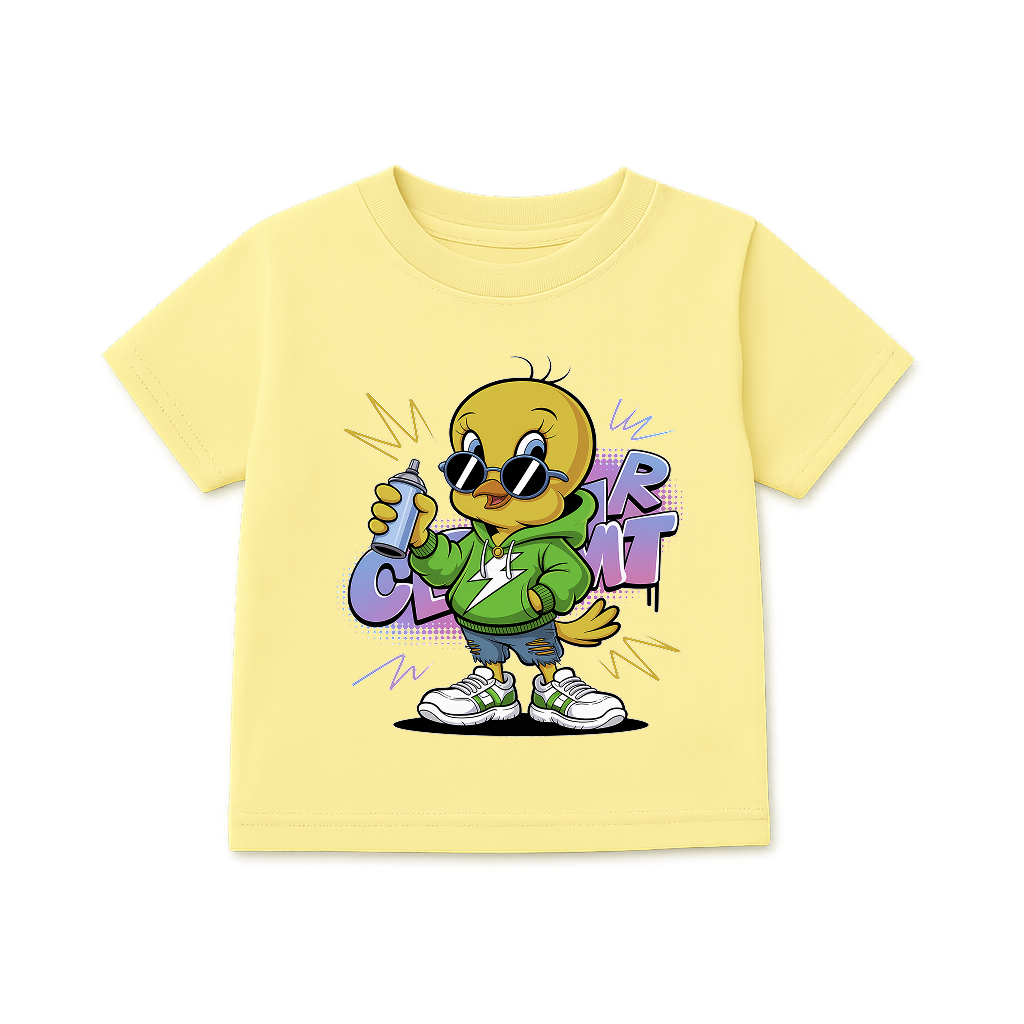 Kids Tweety Bird Graphic T-Shirt | 100% Cotton | QALN