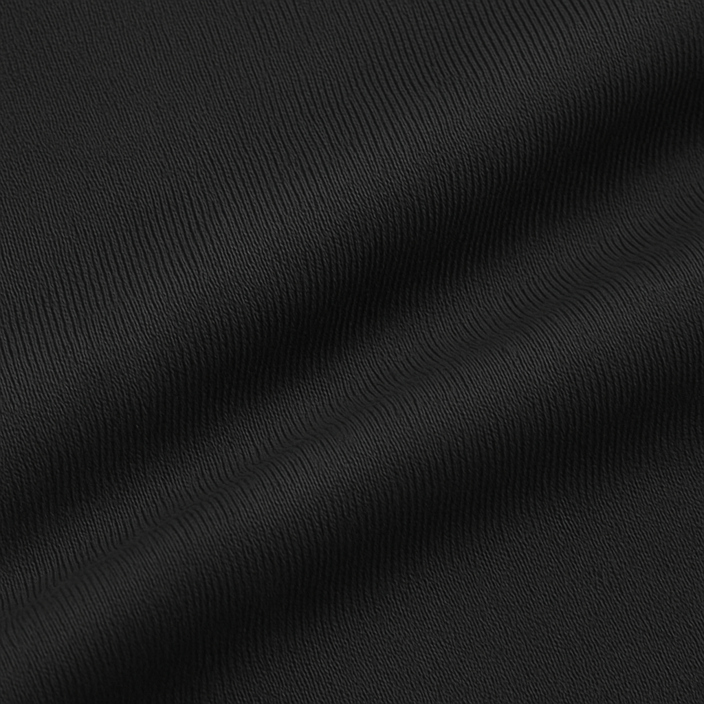 QALN Oversized 240 GSM French Terry T-Shirt – Black