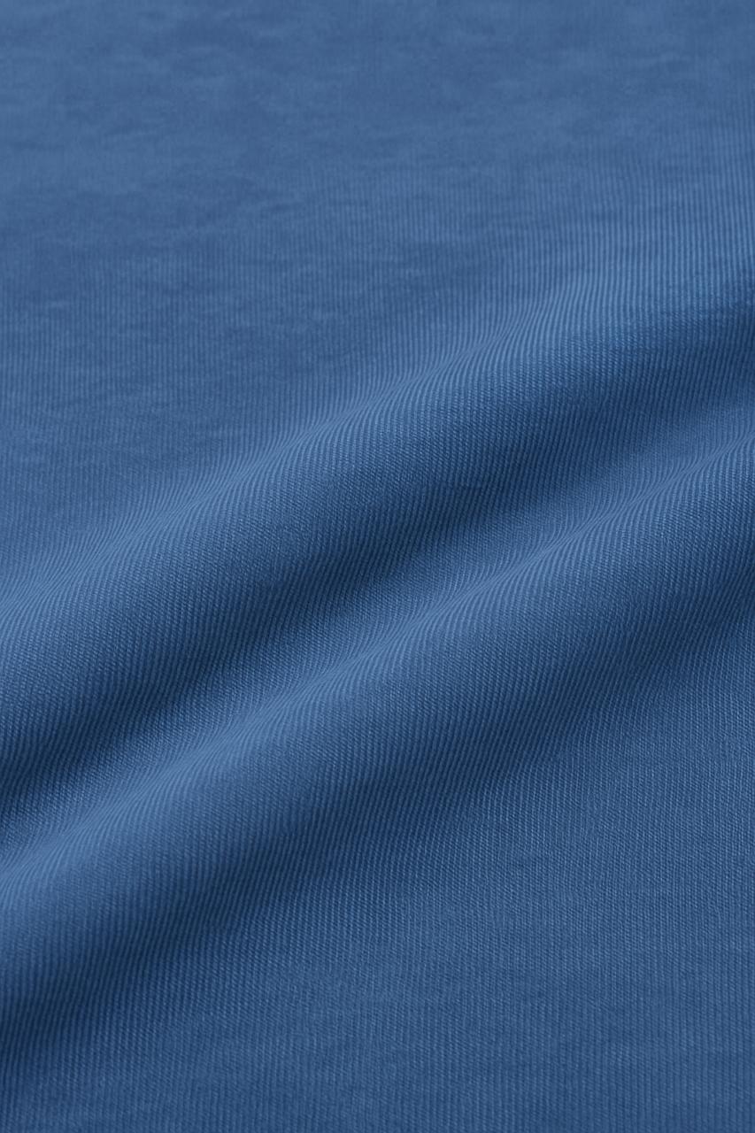 QALN Oversized 240 GSM French Terry T-Shirt – Blue