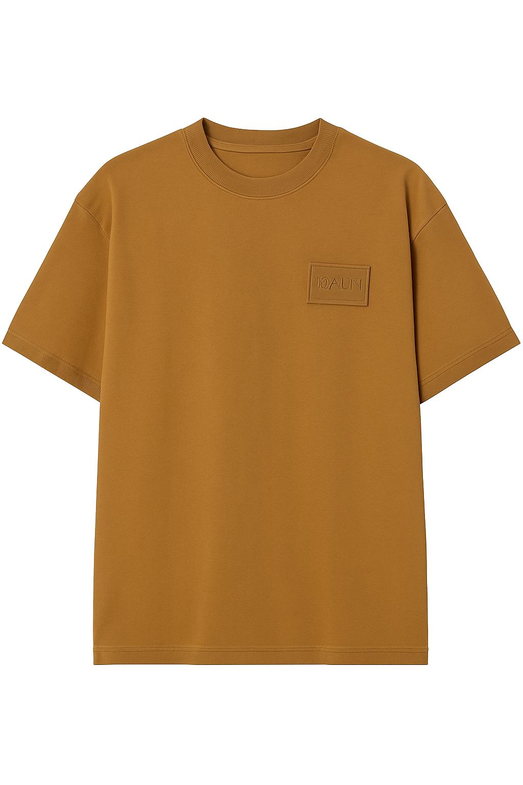 QALN Oversized 240 GSM French Terry T-Shirt – Brown