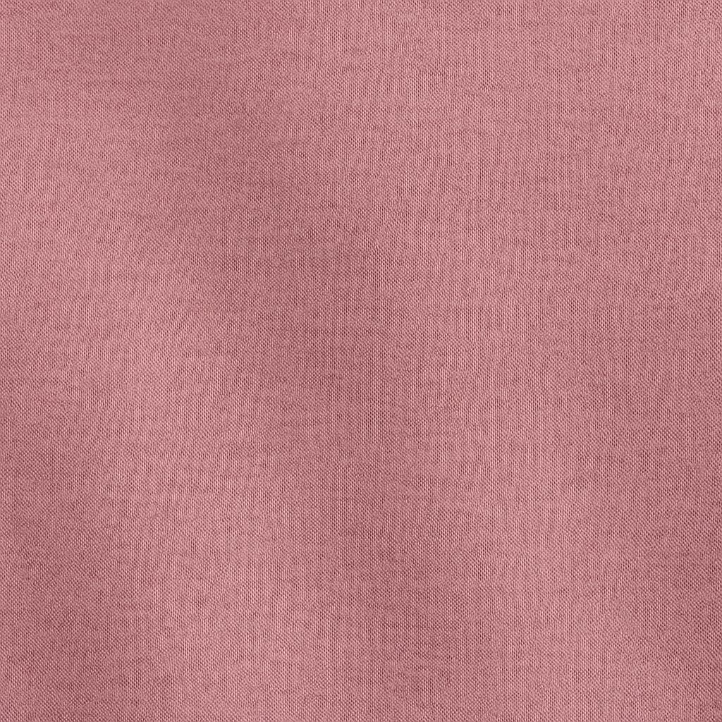 QALN Oversized 240 GSM French Terry T-Shirt – Dusty Rose