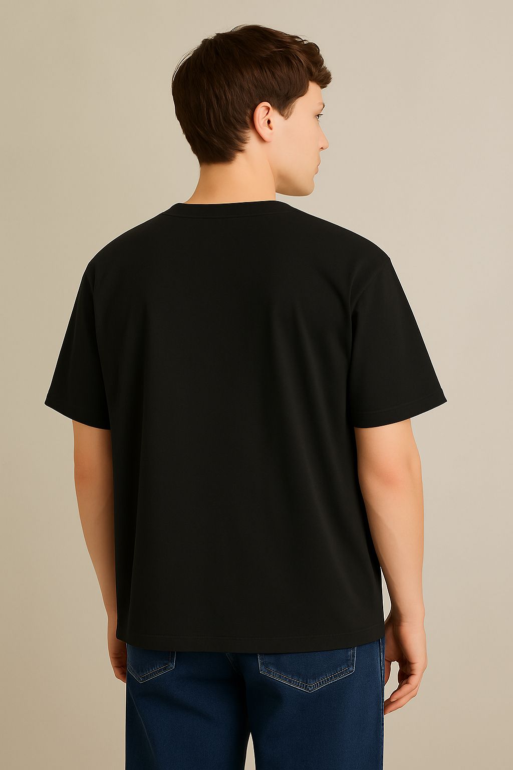 Oversized NomadX Jeep Graphic T-Shirt – 240 GSM French Terry - Black