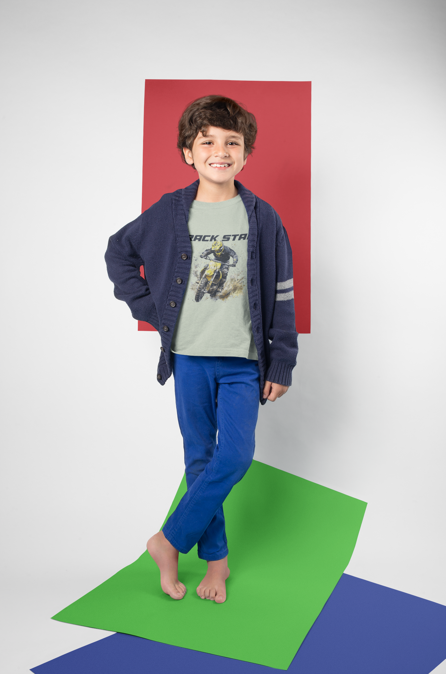 Kids Track Star T-Shirt | 100% Cotton | QALN