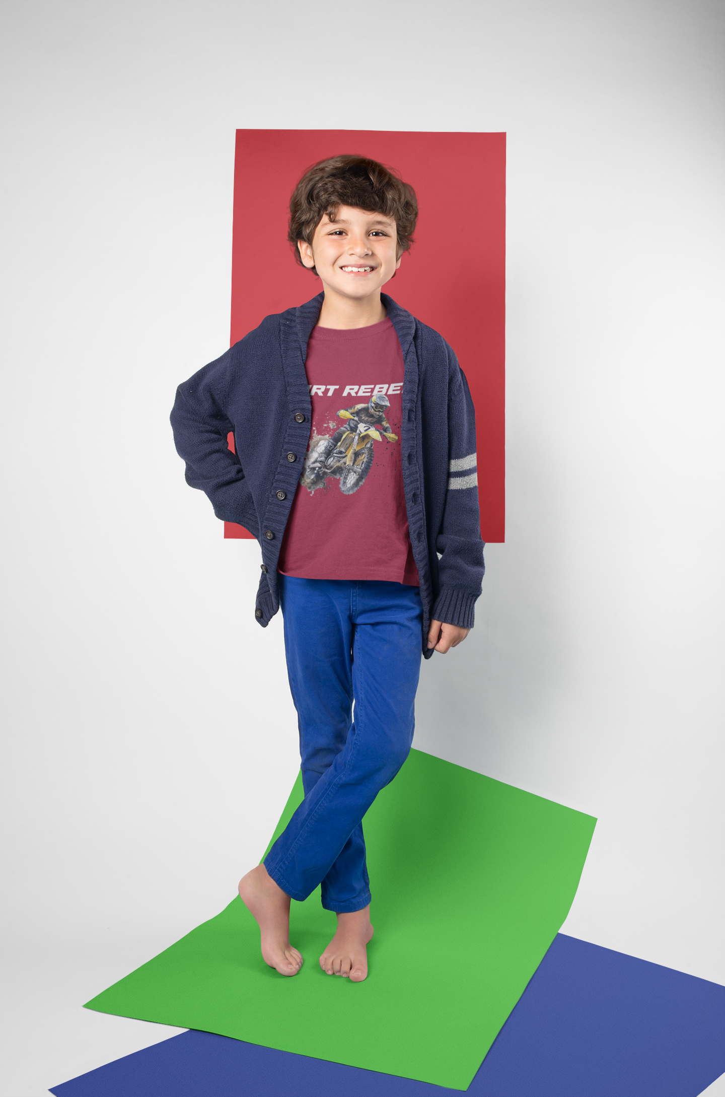 Kids Dirt Rebel T-Shirt | 100% Cotton | QALN