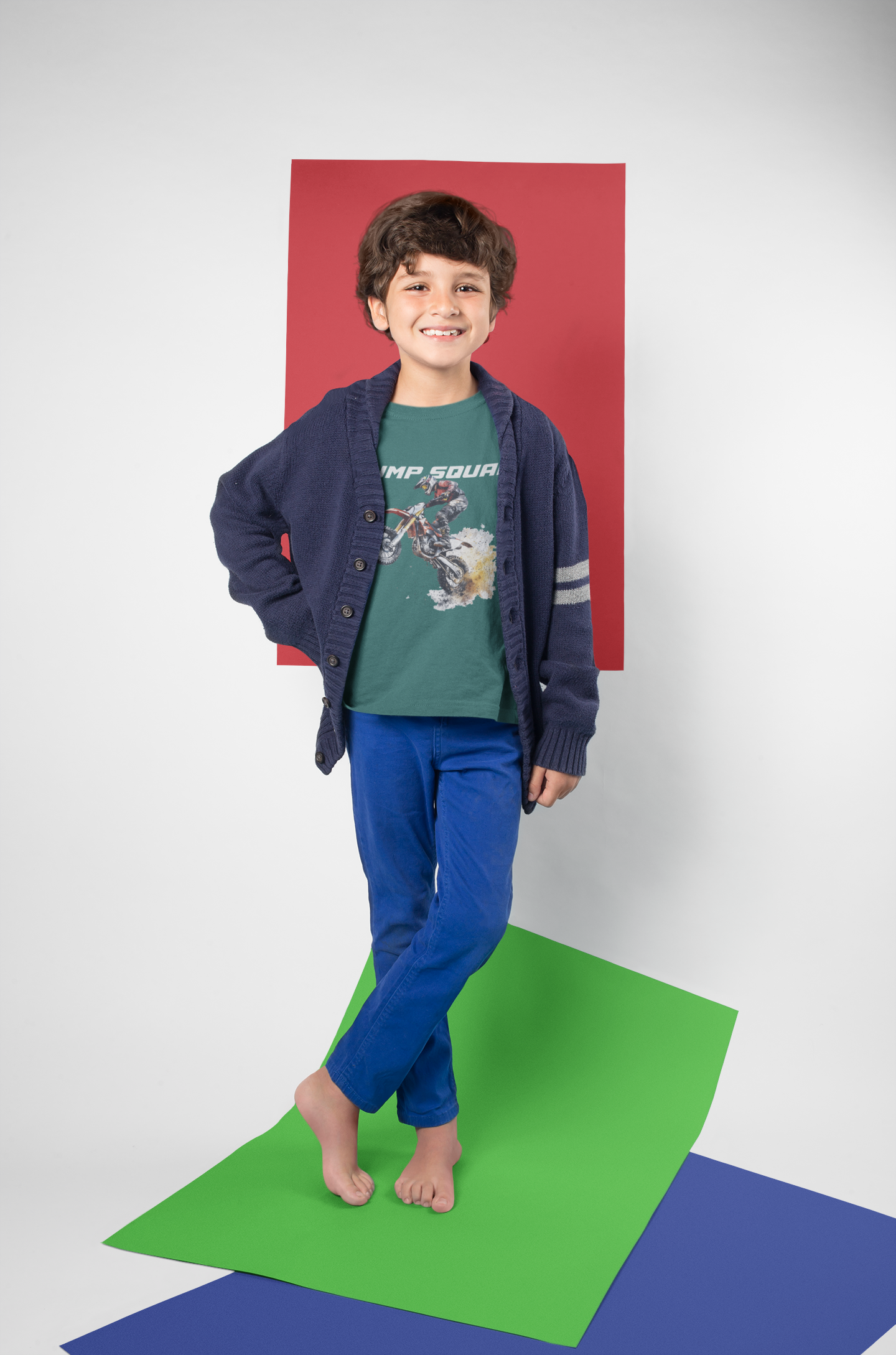 Kids Jump Squad T-Shirt | 100% Cotton | QALN