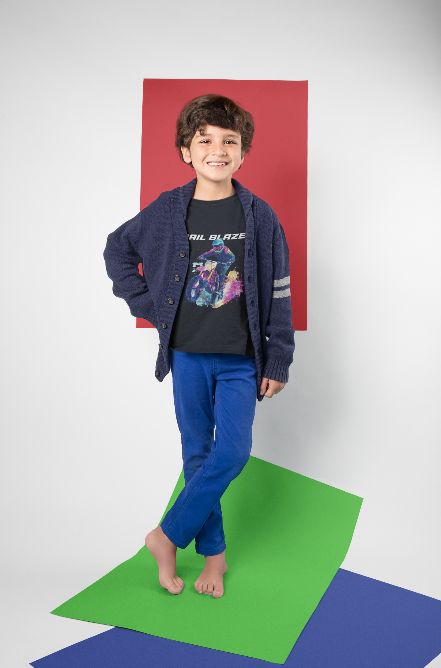 Kids Trail Blazer T-Shirt | 100% Cotton | QALN