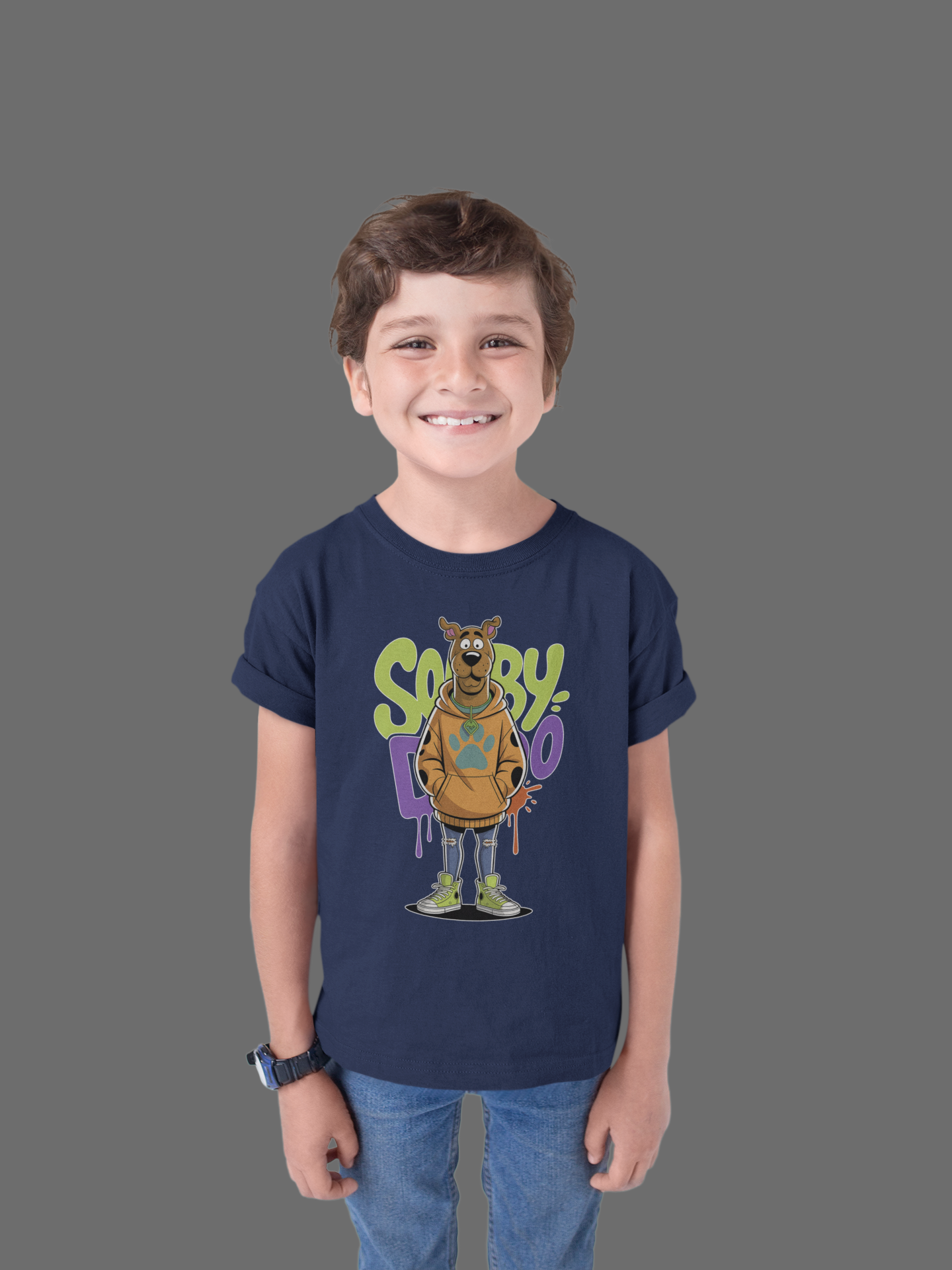 Kids Scooby Graphic T-Shirt | 100% Cotton | QALN