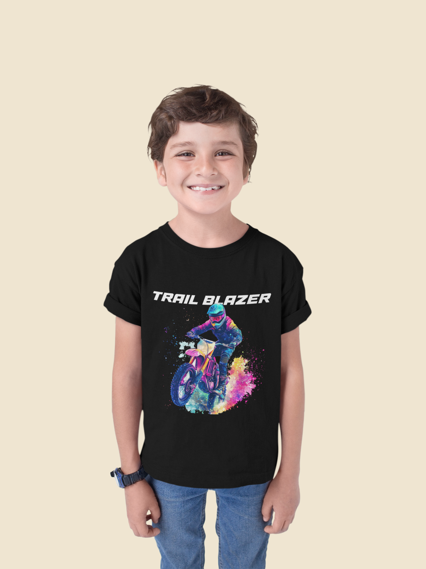 Kids Trail Blazer T-Shirt | 100% Cotton | QALN