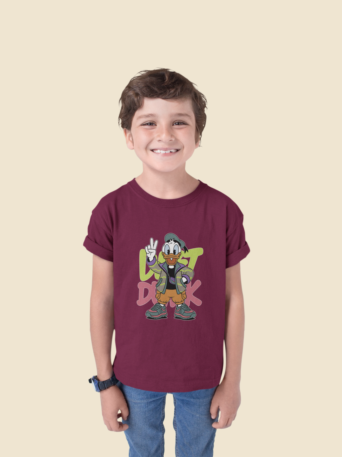 Kids Goofy 'Don't Duck' T-Shirt | 100% Cotton | QALN